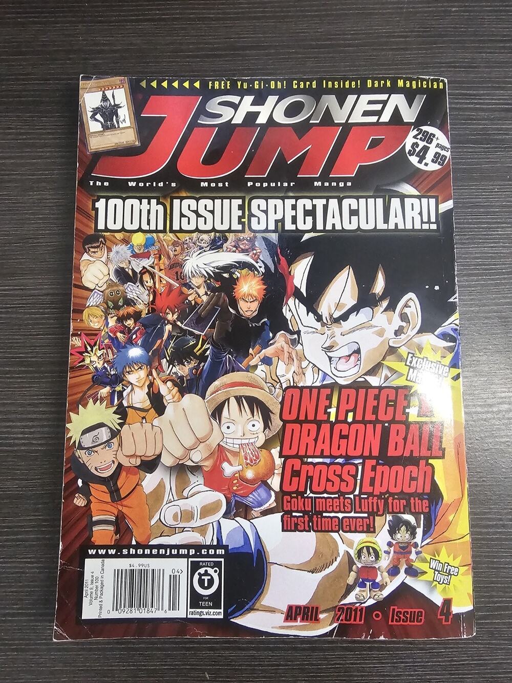 Shonen Jump 100th Issue Spectacular - April 2011 issue - With Dark Magician Card